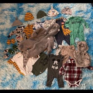 Baby Boy Snowsuit + Bundle 0-3 MONTHS